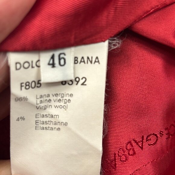 Dolce and Gabbana Long Black Blazer-Like Coat | Size 46 - Picture 6 of 7